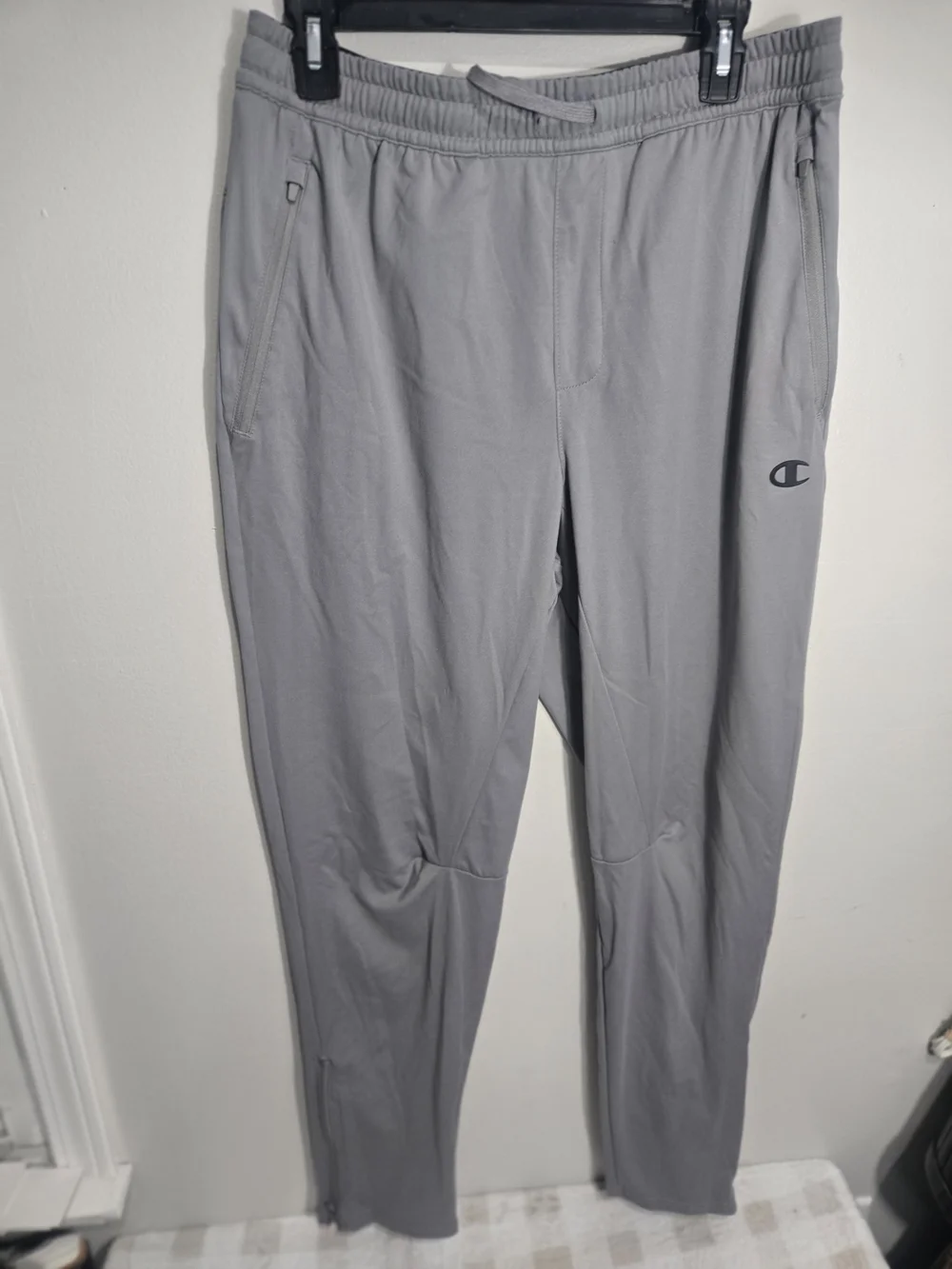 Champion Light Gray Men's Athletic Jogger Pants